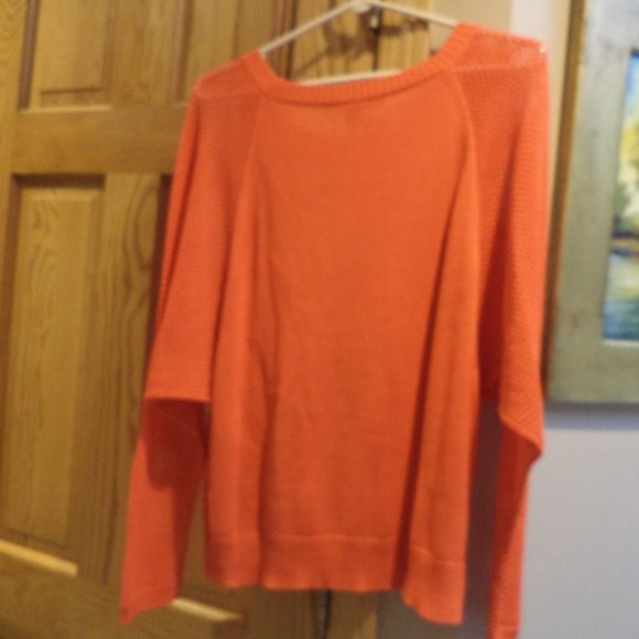 Ralph Lauren Women's Sweater~Round Neck~Dolman Sleeves~ORANGE- Large - NWOT - Picture 7 of 7